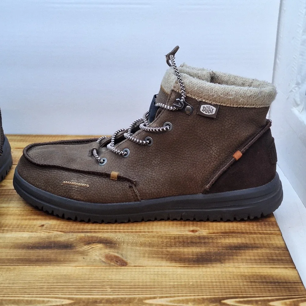 Hey Dude Boots Chukka Bradley Lace Up Shoes‎ Mens Size 9